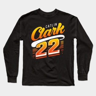 Caitlin Clark 22 Gradient colors Long Sleeve T-Shirt